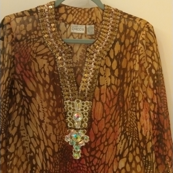 Chico's bathing suit cover up - Picture 2 of 8